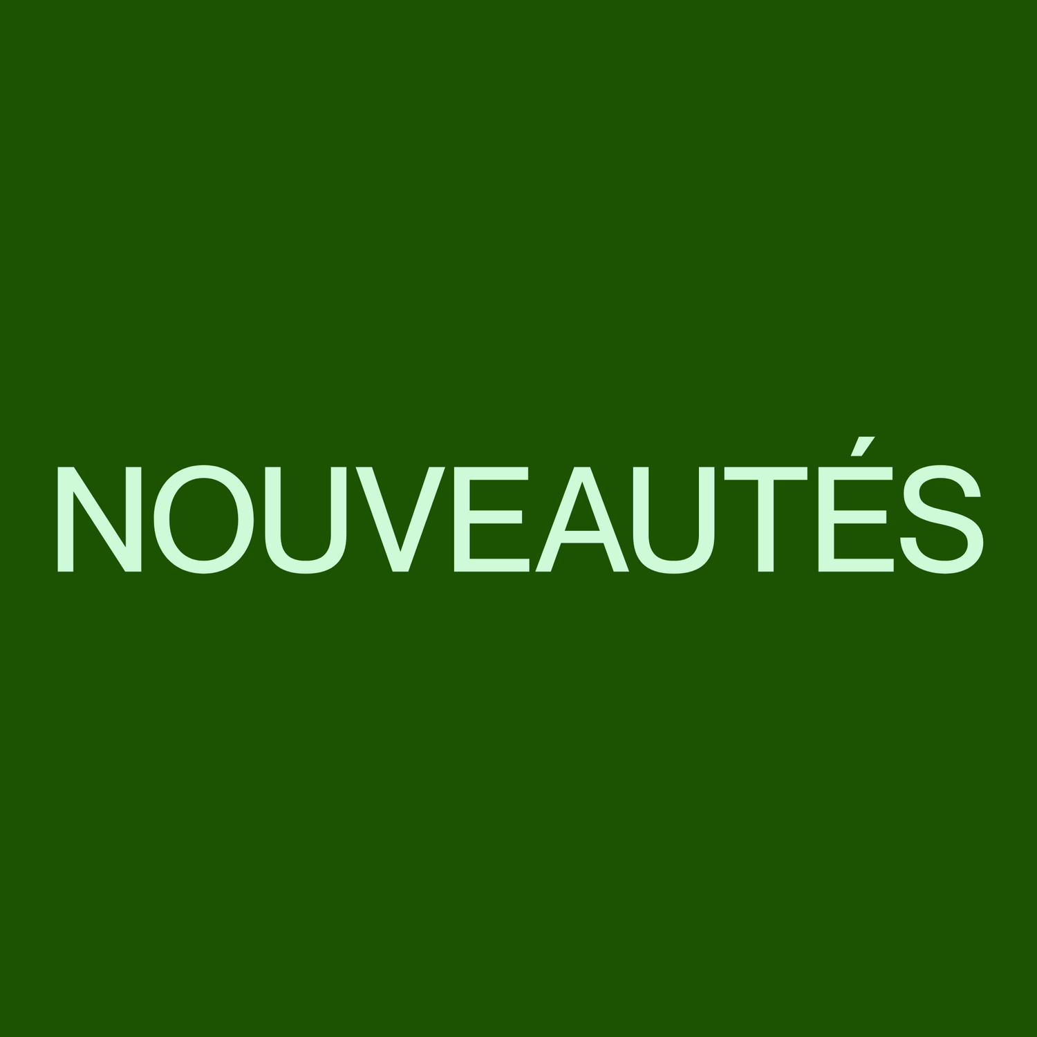 Nouveautés