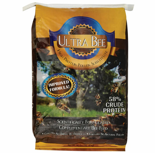 Supplément de pollen sec Ultra Bee (sac de 40 lb)