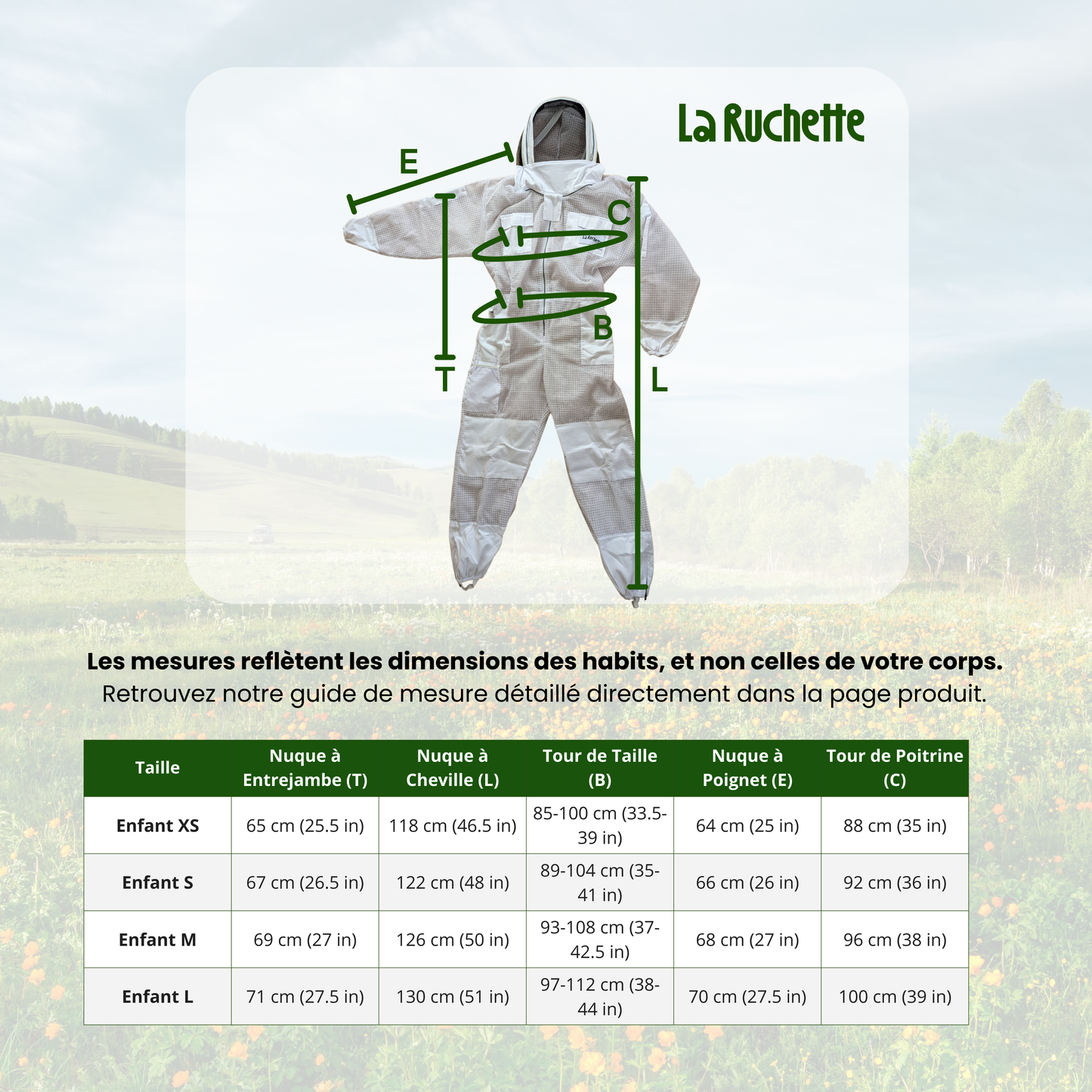 Complete ventilated beekeeper's suit