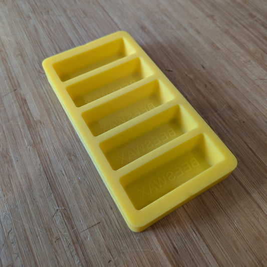 Silicone mold for wax