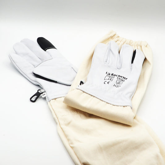 Pair of beekeeping gloves
